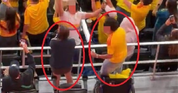 Tranh cãi khoảnh khắc CĐV Colombia bật khỏi xe lăn ăn mừng chiến thắng ở World Cup 2026 - hình ảnh - shbetvn1.com