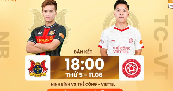 SHBET cược bóng đá: Ninh Bình vs Thể Công Viettel & Nam Định vs CA TP.HCM – Bán kết Cúp QG nổ lửa - hình ảnh - shbetvn1.com SHBET cược bóng đá: Ninh Bình vs Thể Công Viettel & Nam Định vs CA TP.HCM – Bán kết Cúp QG nổ lửa - hình ảnh - shbetvn1.com