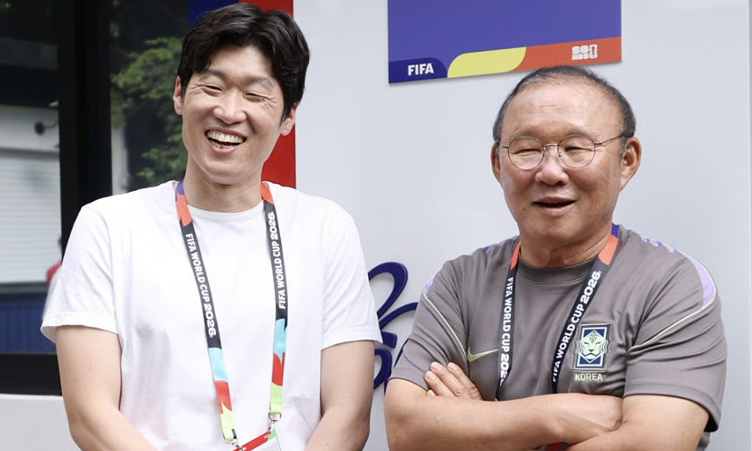 Ông Park Hang-seo tái ngộ Park Ji-sung trước thềm World Cup 2026 - hình ảnh - shbetvn1.com Ông Park Hang-seo tái ngộ Park Ji-sung trước thềm World Cup 2026 - hình ảnh - shbetvn1.com